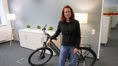 Paul Heidemarie mit einem eBike